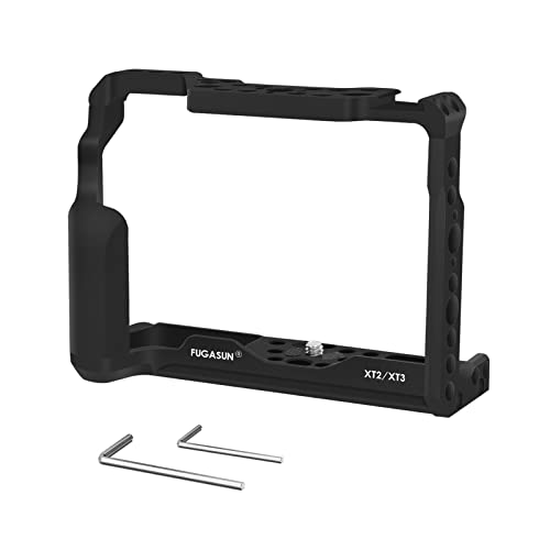FUGASUN XT2 XT3 Camera Cage, Premium Closed Security XT2 XT3 Camera Cage for Fuji X-T2 X-T3 Camera - Image 1