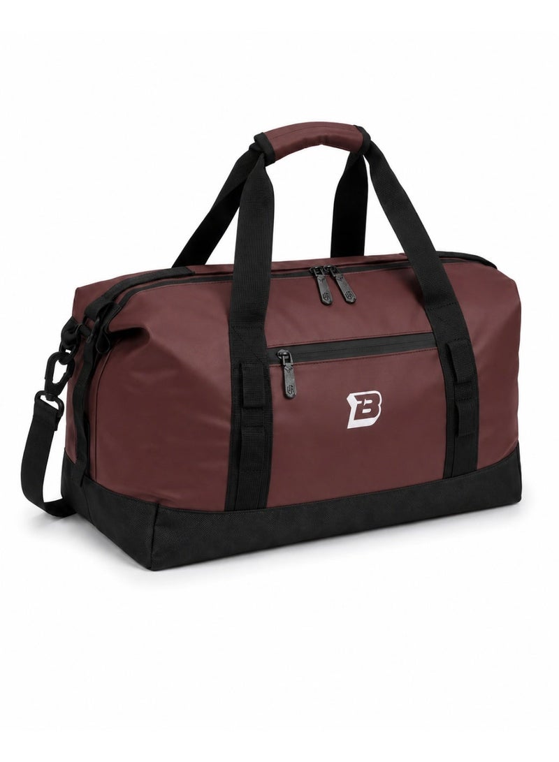 DFL004 - Waterproof Large Two-Tone Gym Duffel Bag for Men & Women - Durable Sports & Travel Bag