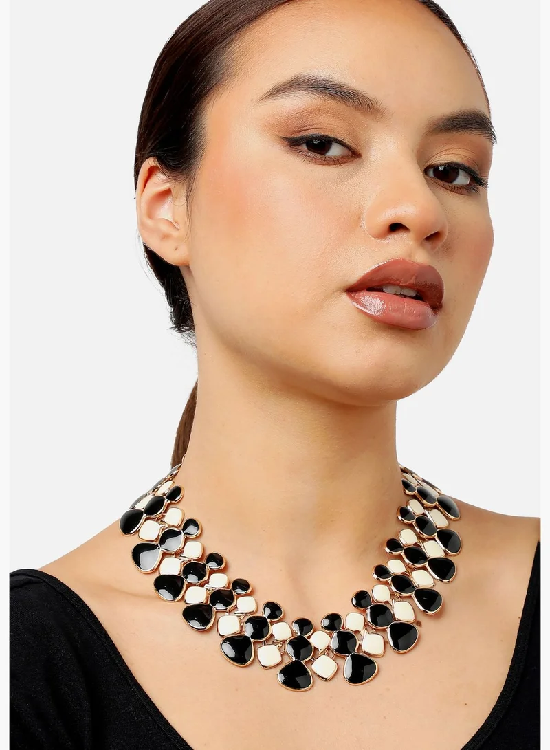 SOHI Trendy Party Designer Stone Necklace For Women