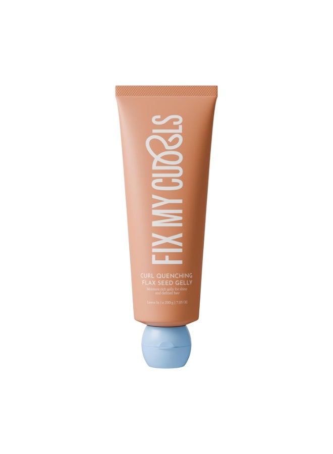 فيكس ماي كيرلز جل فيكس ماي كيرلز لترطيب الشعر المجعد بخلاصة بذور الكتان | مع الصبار وبذور الشيا وبذور الكتان | للشعر المجعد والمموج والمتطاير | جل تحديد تجعيد الشعر خالٍ من السيليكون مع تثبيت قوي | نباتي | 200 غرام - Image 1