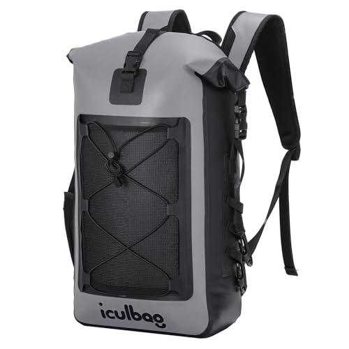 iculbag Dry Bags Waterproof Bag for Travel Waterproof Backpack for Women Men Larger Dry Bag Backpack for Kayaking Beach Boating Camping Roll Top 30L40L - Image 1