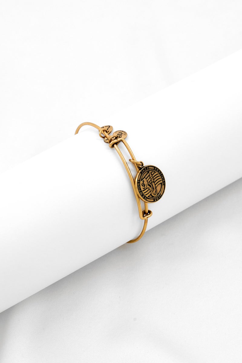 ALEX AND ANI Women Newport Jazz Festival 2011 Charm Bracelet, Gold  - Image 1