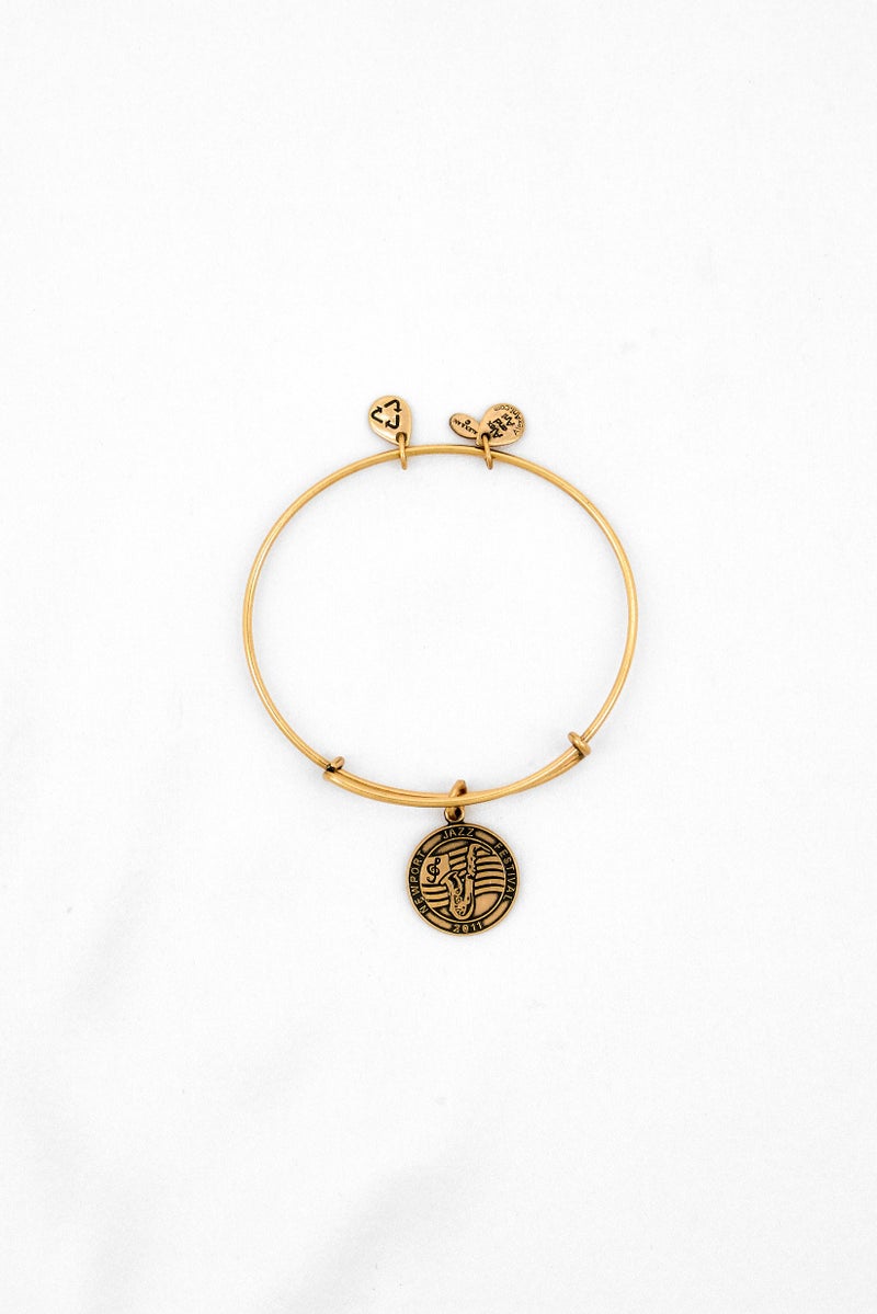 ALEX AND ANI Women Newport Jazz Festival 2011 Charm Bracelet, Gold  - Image 2