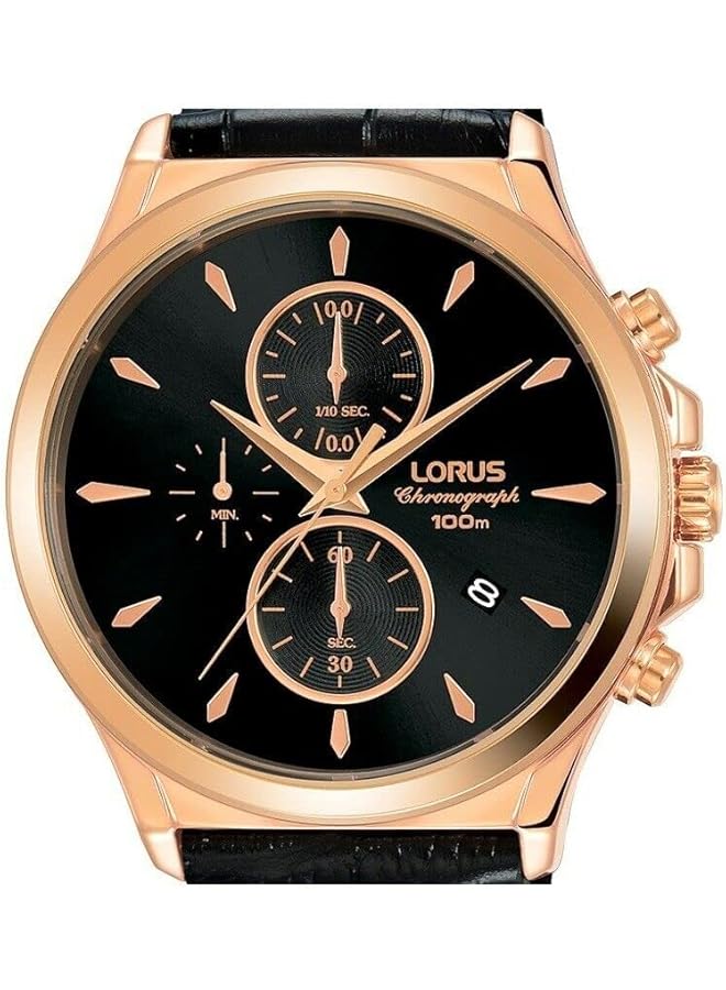 لوراس ساعة رسمية للرجال، جلد تناظري، Rm398Ex9 - Image 3