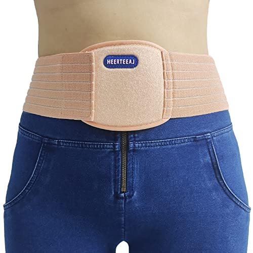 HEERTEEAJ Umbilical Hernia Belt | Abdominal Hernia Belt for Men & Women | Belly Button Umbilical Hernia Binder w/ 1 Hernia Compression Pads | Ventral, Epigastric & Post Surgery Support Belts - Image 1