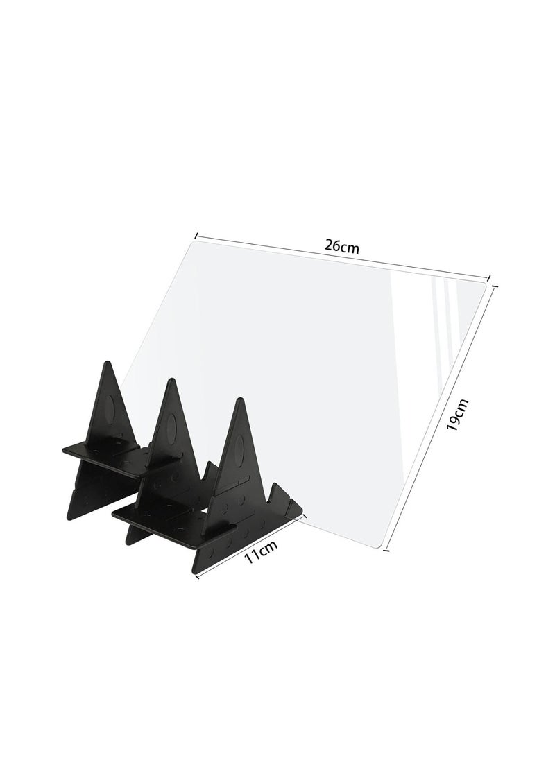 Drawing Tracing Pad Optical Projector Painting Copy Board Mirror Reflection Projection Tracing Plate Board Comic Tracer Art Stencil Tool (12 Inches)