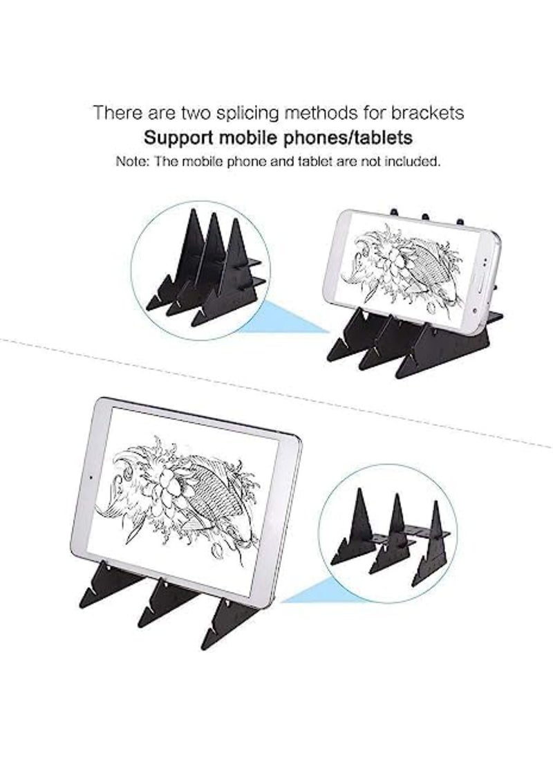Drawing Tracing Pad Optical Projector Painting Copy Board Mirror Reflection Projection Tracing Plate Board Comic Tracer Art Stencil Tool (12 Inches)