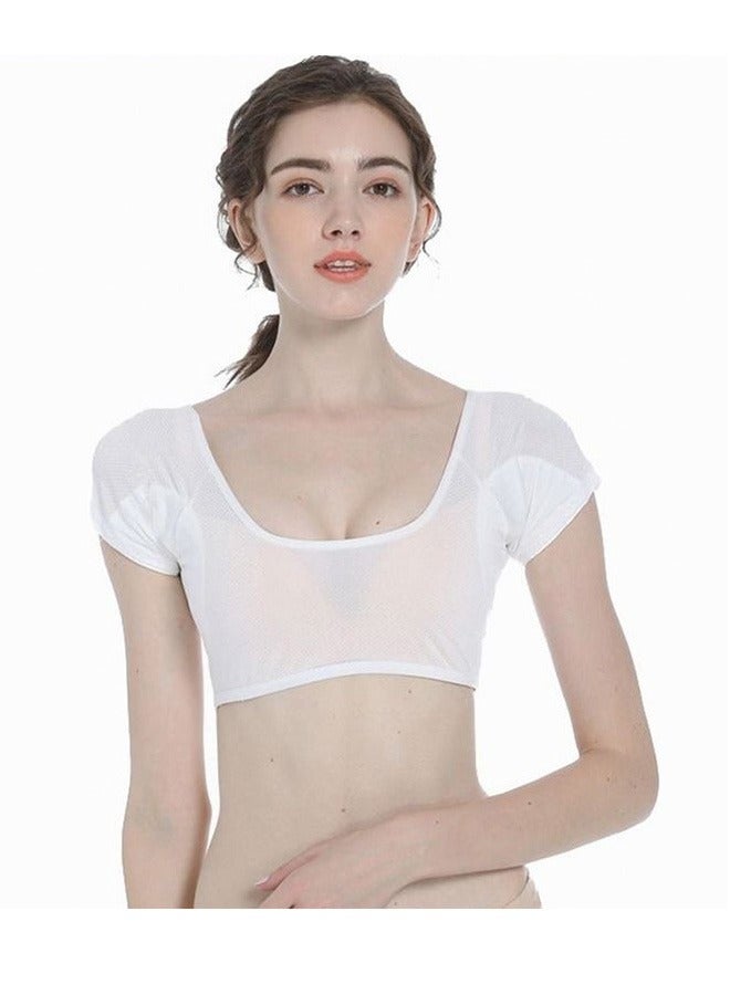 GMORO Underarm Sweat Pad Quick Dry Protective Chest Underwear Ultra Thin Anti-Slip Anti-Sweat Deodorant Washable Tank Top For Women - Image 1