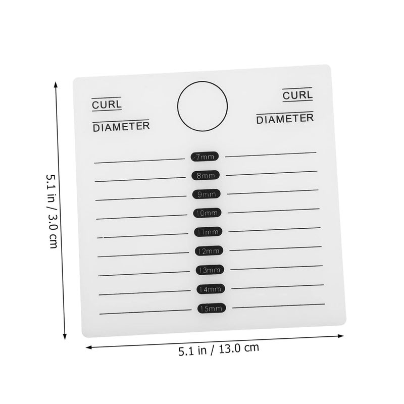 Ipetboom 1pc Eyelash Grafting Plate Acrylic Grafting Board for Beauty Salon and Personal Use Reusable and Washable Operating Gasket Tool for Eyelash Extensions - Image 3