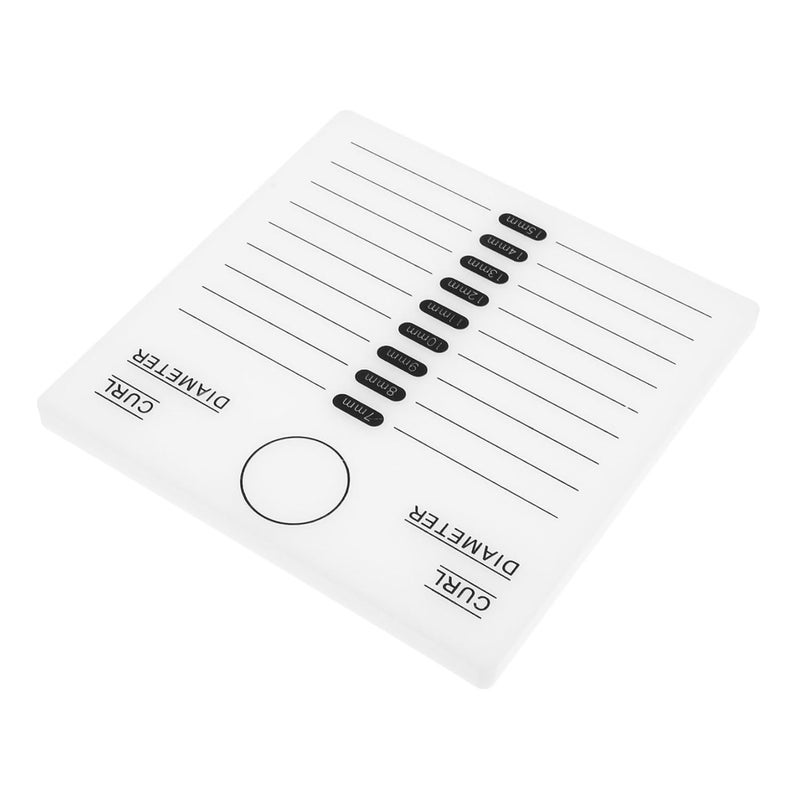 Ipetboom 1pc Eyelash Grafting Plate Acrylic Grafting Board for Beauty Salon and Personal Use Reusable and Washable Operating Gasket Tool for Eyelash Extensions - Image 1