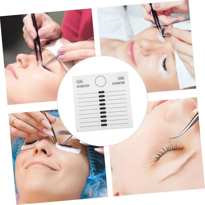 Ipetboom 1pc Eyelash Grafting Plate Acrylic Grafting Board for Beauty Salon and Personal Use Reusable and Washable Operating Gasket Tool for Eyelash Extensions - Image 2