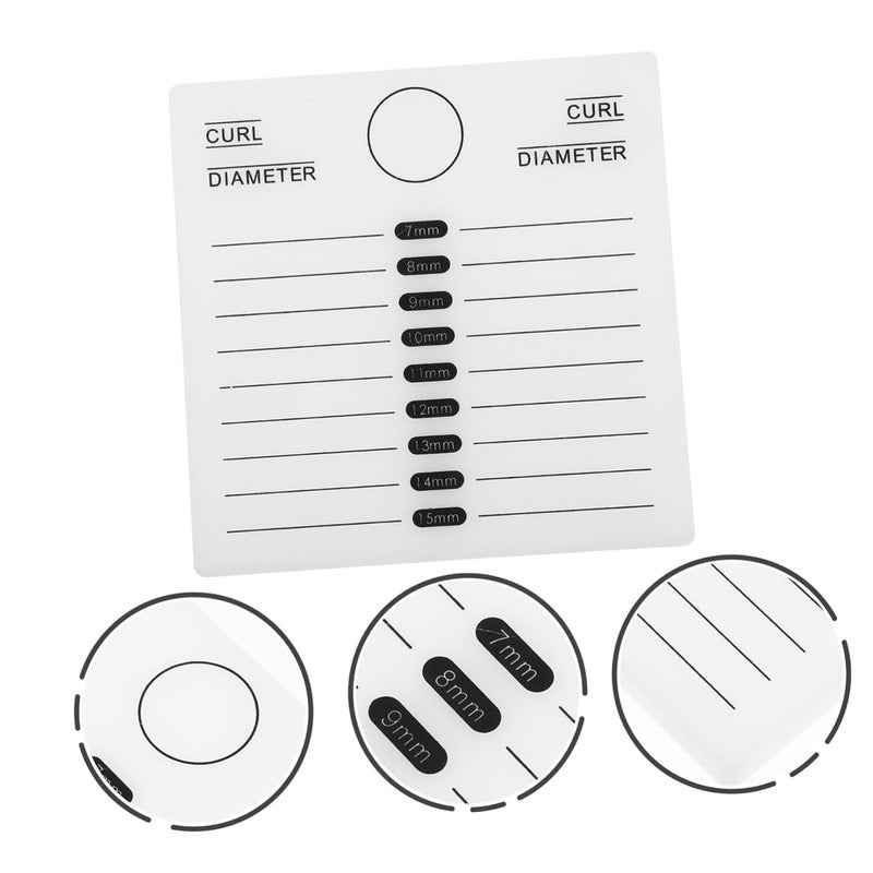 Ipetboom 1pc Eyelash Grafting Plate Acrylic Grafting Board for Beauty Salon and Personal Use Reusable and Washable Operating Gasket Tool for Eyelash Extensions - Image 5