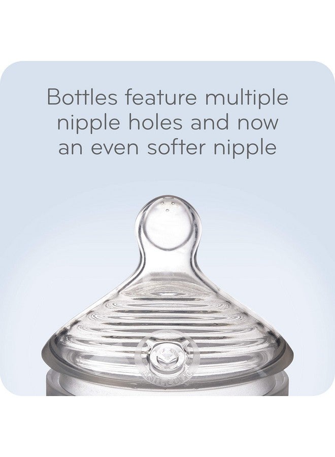 NUK Simply Natural Glass Baby Bottles, 4 oz, 3 Pack - Image 3