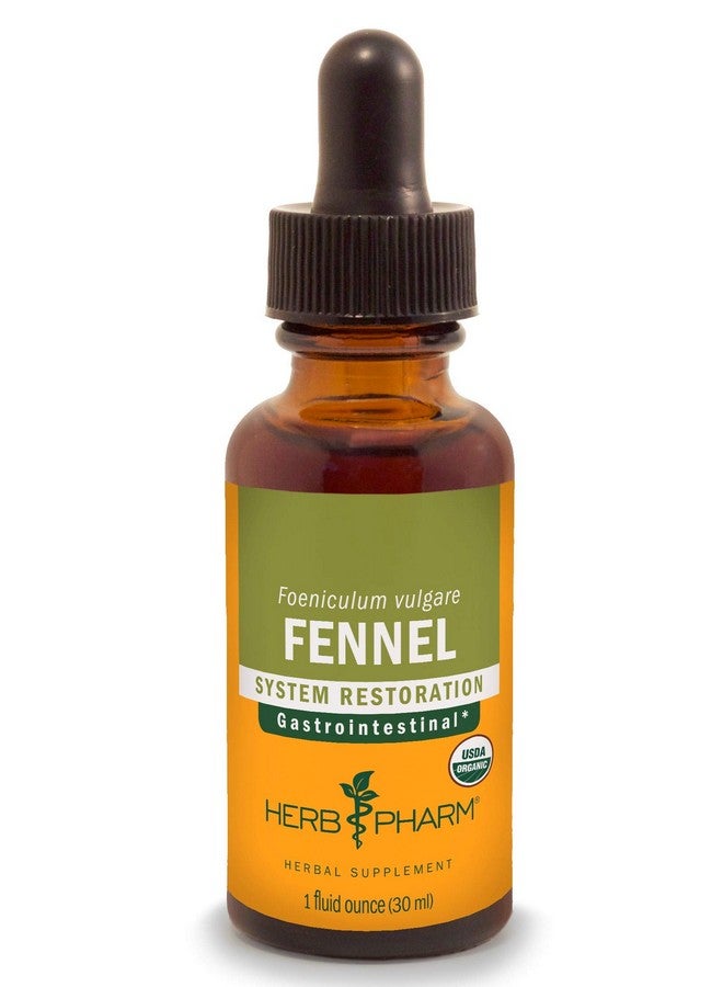 Herb Pharm Certified Organic Fennel Liquid Extract for Digestive System Support - 1 Ounce (DFENN01) - Image 1