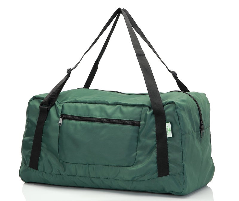 HOLYLUCK Foldable Travel Duffel Bag For Women & Men Luggage Great for Gym (Army Green) - Image 1