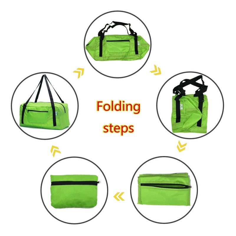 HOLYLUCK Foldable Travel Duffel Bag For Women & Men Luggage Great for Gym (Army Green) - Image 3
