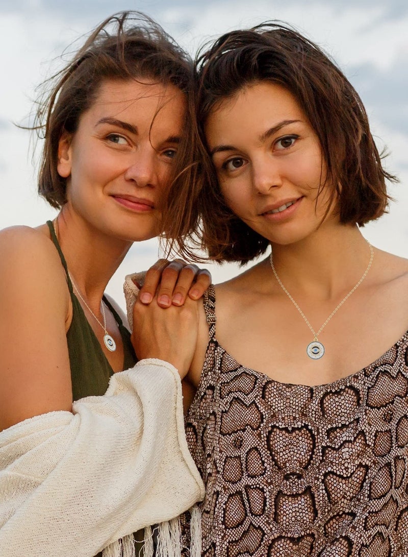 KASTWAVE Evil Eye Necklace Handmade Female Evil Eye Jewelry Necklace Pendant Lucky Amulet - Image 4