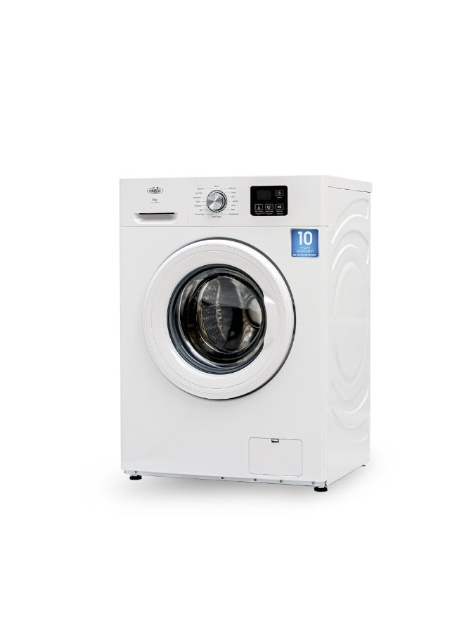 Frego 8 Kg Fully Automatic Front Load Washing Machine | LCD Display | 16 Wash Programs | 10 Yr Warranty on Inverter Motor - Image 2