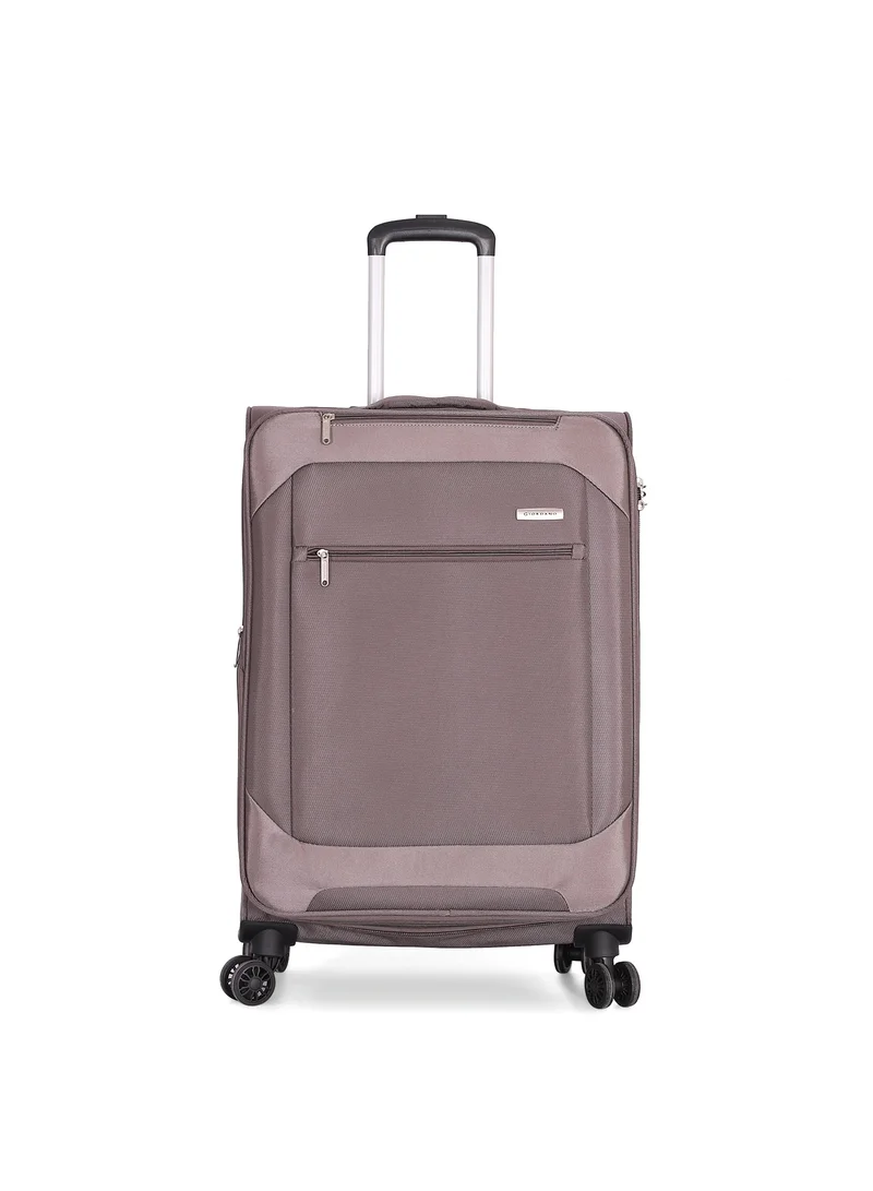 جيوردانو مجموعة حقائب جيوردانو بعجلات 3 قطع، حقيبة ناعمة، كاكي