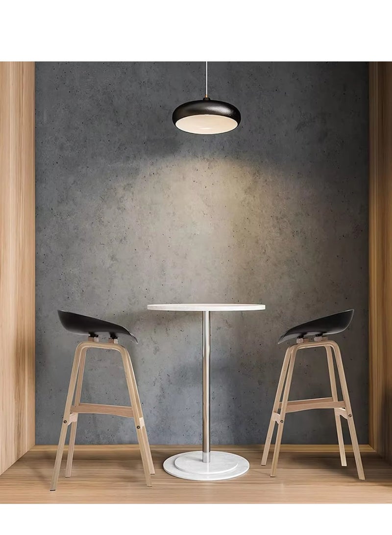 Wooden Twist Bar Stool With Bamboo Seat Stylish And Eco-Friendly Cafe, Studio, And Home Bar Stool  - Image 2