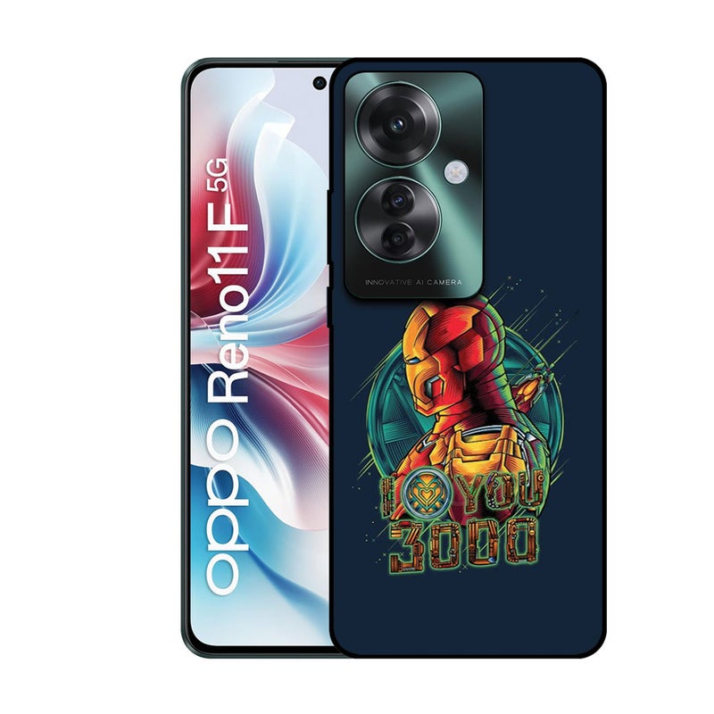 EYE CATCH Printed Protective Case Cover For Oppo Reno 11 F -  I Love You 3000 - Image 1