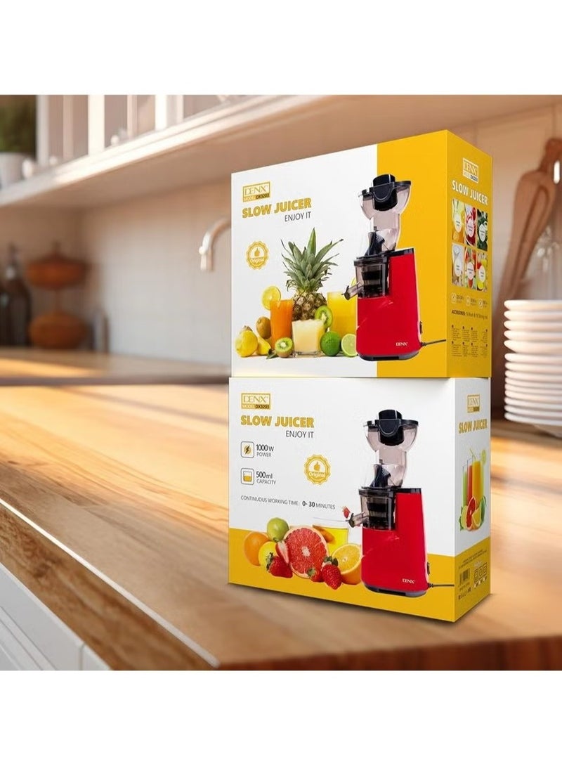 دينكس عصارة DENX DX3203 بقدرة 1000 واط وسعة 500 ملل لتحضير عصائر طازجة - Image 5