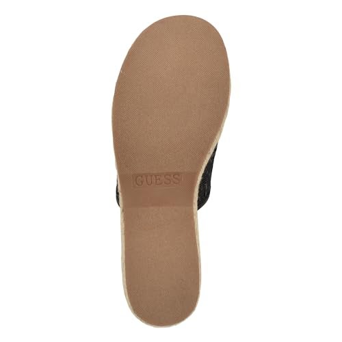 Guess Women's Zakki Wedge Sandal, Black, 002, 9.5 - Image 4