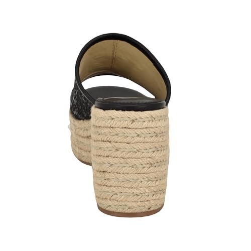 Guess Women's Zakki Wedge Sandal, Black, 002, 9.5 - Image 3