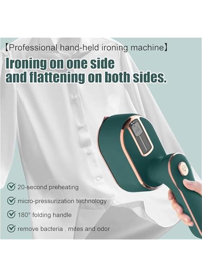 Generic Travel Steamer for Clothes,1000W Travel Iron Mini with Steam,Dry Wet Ironing Modes,Handheld Steamer,15s Fast Heat Up 180° Rotatable Small Mini Steam Iron  - Image 4