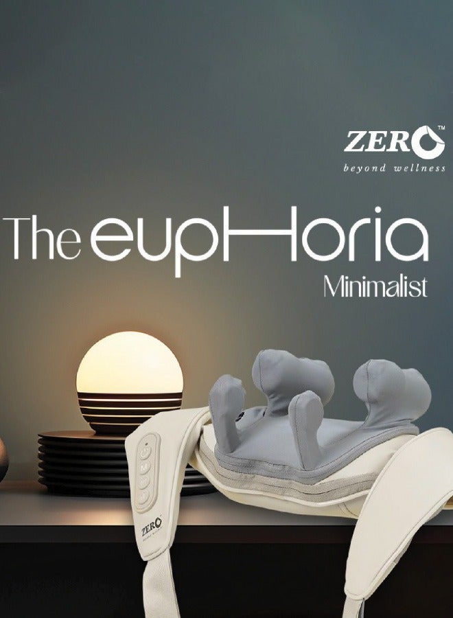 Zero Beyond Wellness ZERO HEALTHCARE The Euphoria Minimalist Shoulder Massager with Heat Therapy and 3 Massage Modes for Neck, Back, and Shoulder Relief - Image 1