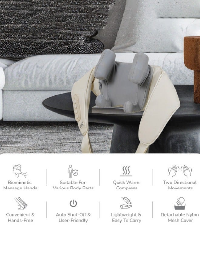 Zero Beyond Wellness ZERO HEALTHCARE The Euphoria Minimalist Shoulder Massager with Heat Therapy and 3 Massage Modes for Neck, Back, and Shoulder Relief - Image 2