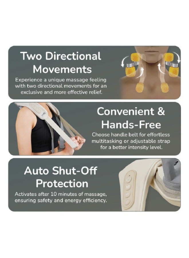 Zero Beyond Wellness ZERO HEALTHCARE The Euphoria Minimalist Shoulder Massager with Heat Therapy and 3 Massage Modes for Neck, Back, and Shoulder Relief - Image 4