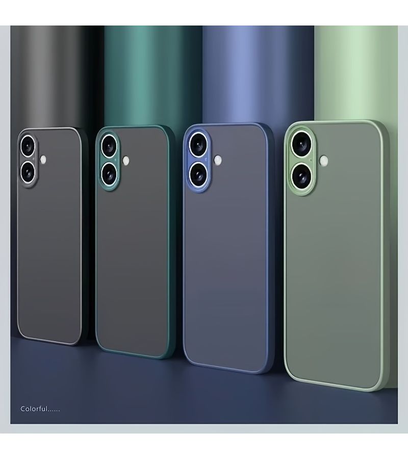 Phone Case Luxury Armor Bumper Shockproof Case For iPhone 13 Translucent Hard Pc Back Ultra Slim - Image 1