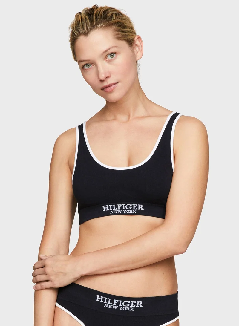 TOMMY HILFIGER Logo Printed Sport Bra
