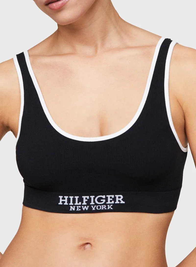 TOMMY HILFIGER Logo Printed Sport Bra