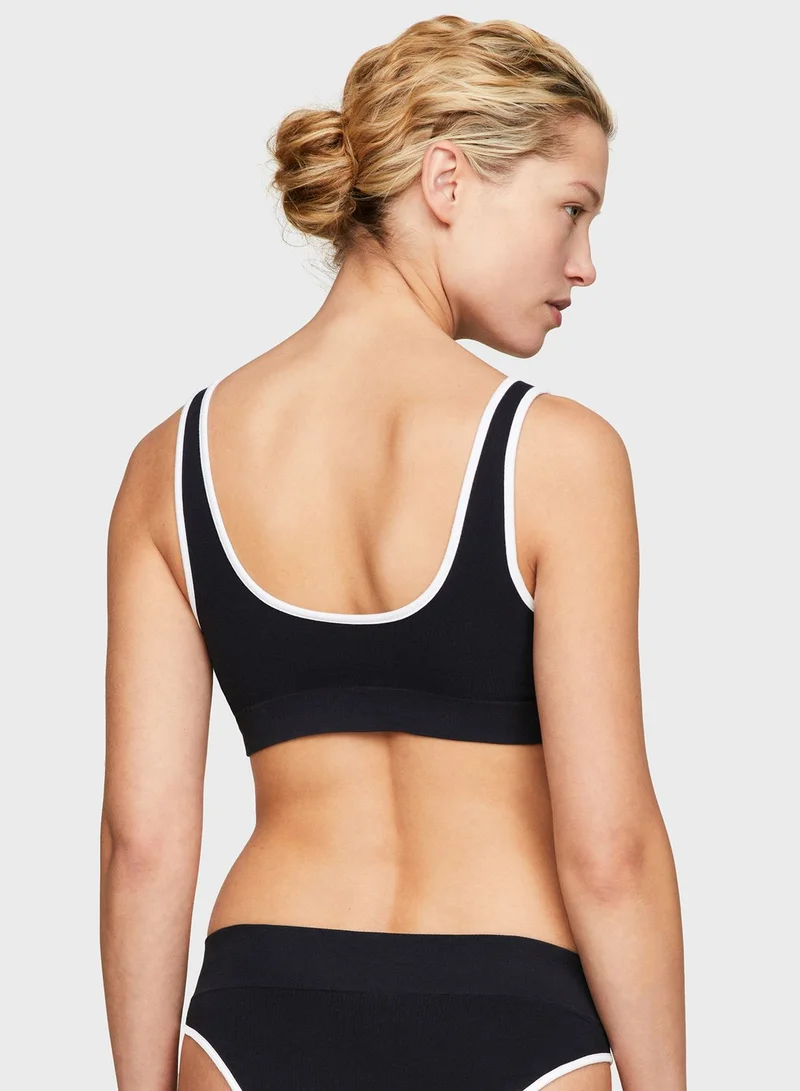 TOMMY HILFIGER Logo Printed Sport Bra