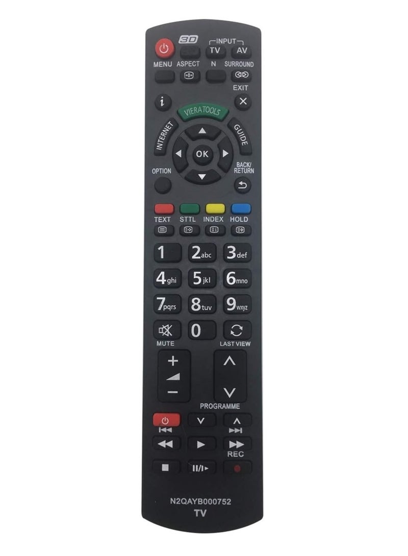 Replacement Remote Control for PANASONIC VIERA LCD LED TV TX-32LE60F TX-32LE60FM TX-32LE60P TX-32LE7FS TX-32LE7L TX-32LE7PA TX-32LM70LA 32LM70. P TX-32LX6 - Image 1