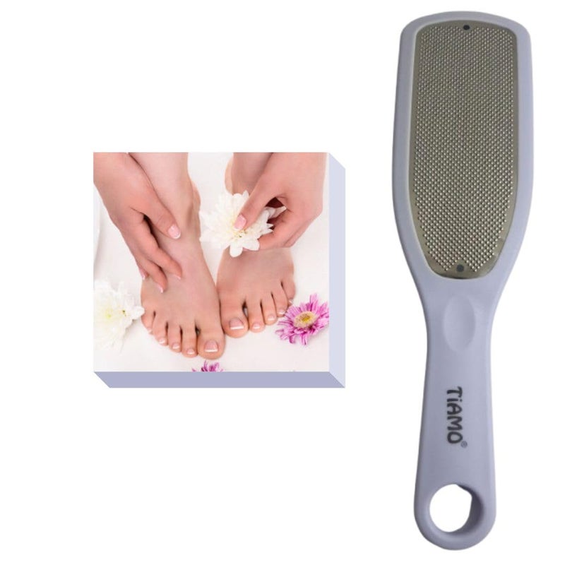 Generic Plastic Leg heel and Foot Scrubber for Dead Skin Callus Remover Pedicure special Toolspecially for cracked feet blue - Image 1