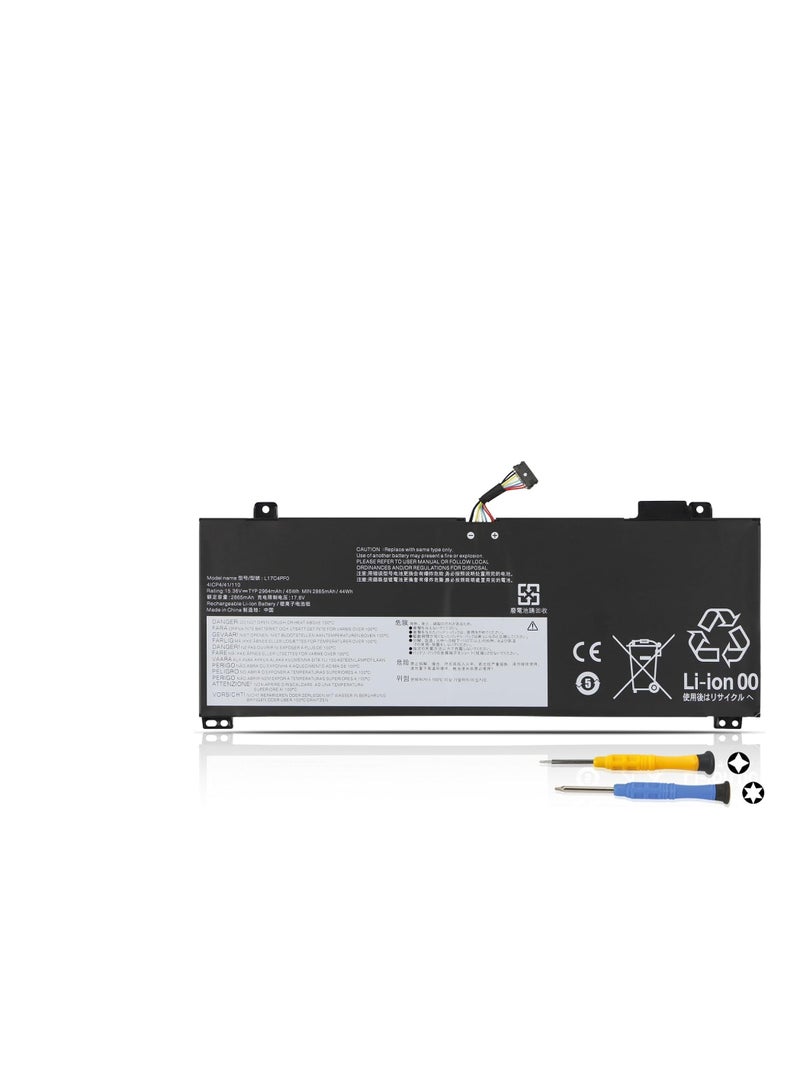 Terabyte بطارية لابتوب L17C4PF0 L17M4PF0 لجهاز Lenovo Ideapad S530-13IML S530-13IWL 81WU 81J7 Xiaoxin Air 13IWL 5B10R38649 5B10R38650 5B10W67314 SB10W67316 5B10W67405 SB10W67414 45Wh 4 خلايا - Image 3