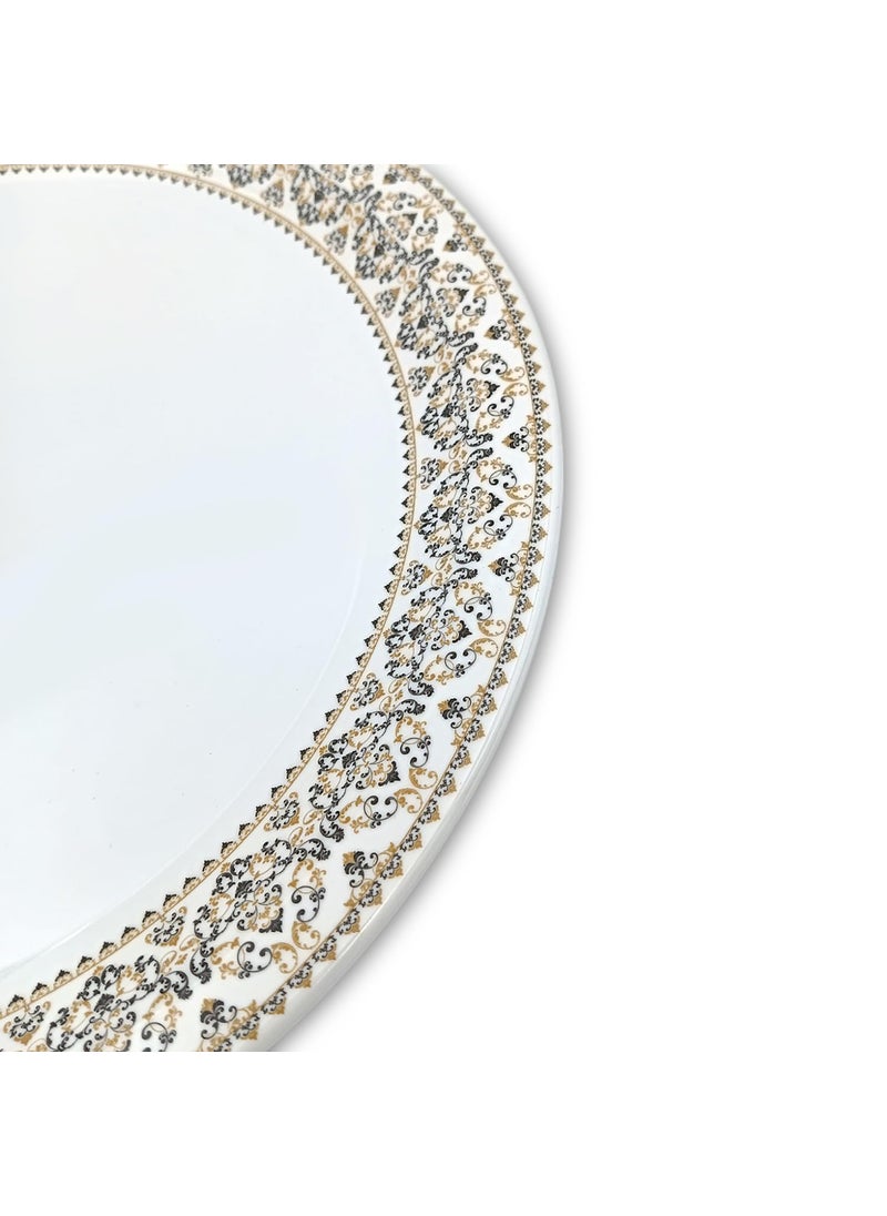 Superware Superware | Pure Melamine | Dinner Plate Set – Manila Gold 11” (6 nos.) | Stain Free, Glazed Finish  - Image 3