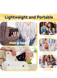 SYOSI Purses for Women, Soft Pu Leather Ladies Purses, Womens Purse with 5 Card Slots and Roomy Compartments, Small Wallet for Women, Girls Purses for Teenagers Black  - Image 4