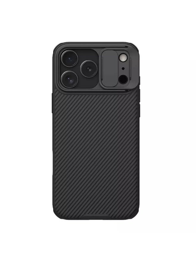 Nillkin CamShield Pro Protective Case for iPhone 17 Pro Max (6.9" – 2025) with Sliding Camera Cover, Shockproof Corners & Anti-Fingerprint Design (Black) - Image 1