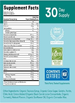 SmartyPants Prenatal Vitamins For Women, Multivitamin Gummies: Omega 3 Fish Oil (Epa/Dha), Biotin, Methylfolate, Vitamin D3, C, Vitamin B12, B6, A, K & Zinc, Inositol, 120 Count (30 Day Supply)  - Image 3