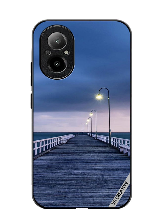 VR CREATIVE Protective Case Cover For Realme C67 4G Pathway To Sea Design Multicolour - Image 1
