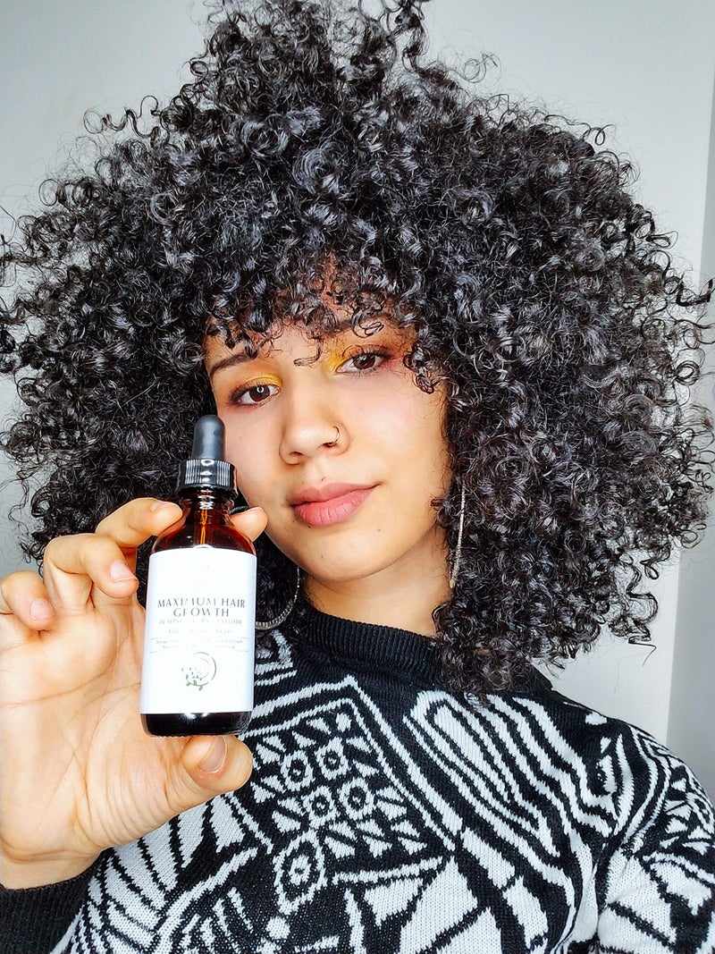 Maximum Slim Noa's Choice ORGANIC Ayurvedic Hair Growth Formula for FULLER, Longer, Thicker, Healthier Hair. Revive your Hair and Scalp TODAY! Best Treatment for Hair Loss & Thinning Hair 2.1 oz - Image 5