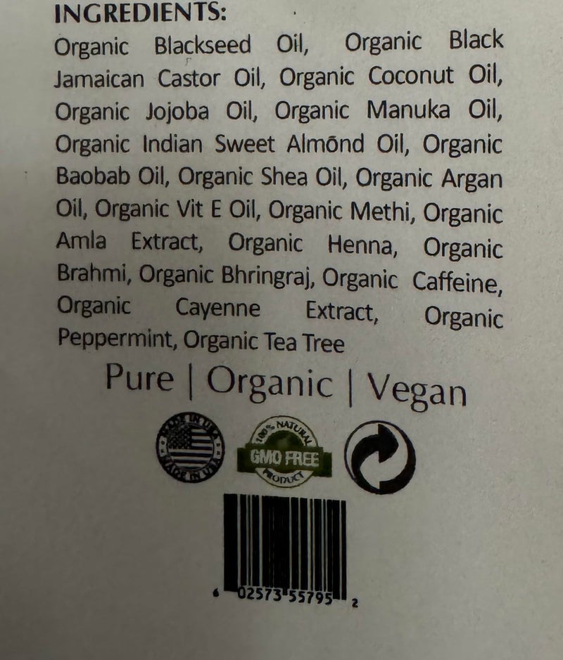Maximum Slim Noa's Choice ORGANIC Ayurvedic Hair Growth Formula for FULLER, Longer, Thicker, Healthier Hair. Revive your Hair and Scalp TODAY! Best Treatment for Hair Loss & Thinning Hair 2.1 oz - Image 4