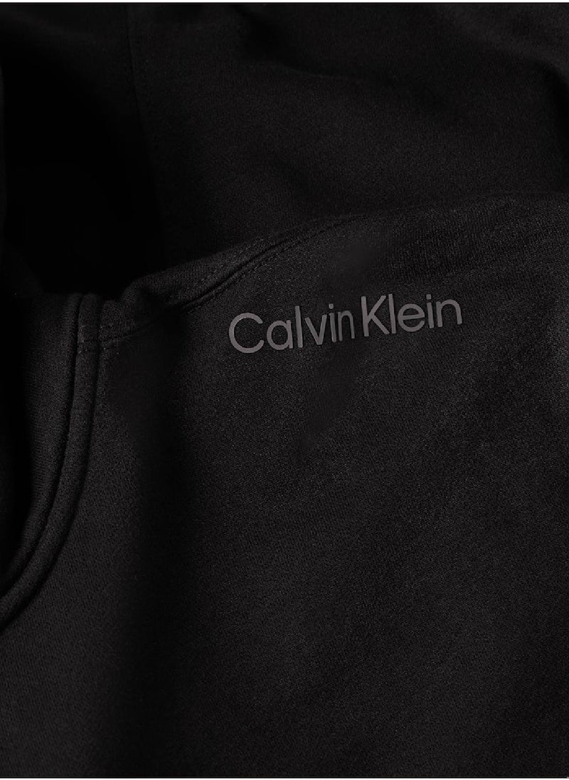 CALVIN KLEIN Calvin Klein Men's Hoody - Long Sleeves - Sportswear - Cotton Sweatshirt, Black  - Image 5