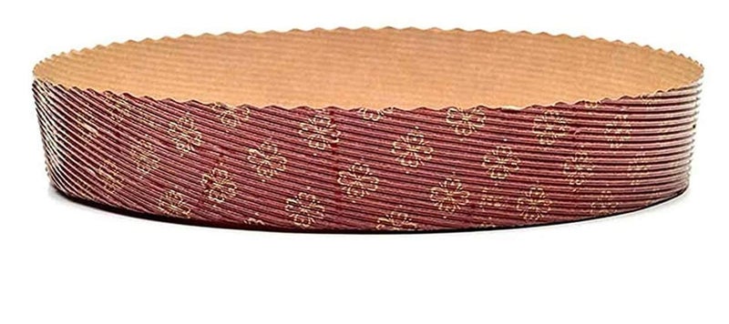 CAKE DECOR قالب خبز ورقي من نوفاكارت باي كيك ديكور قالب كيك دائري 10 قطع - Image 1