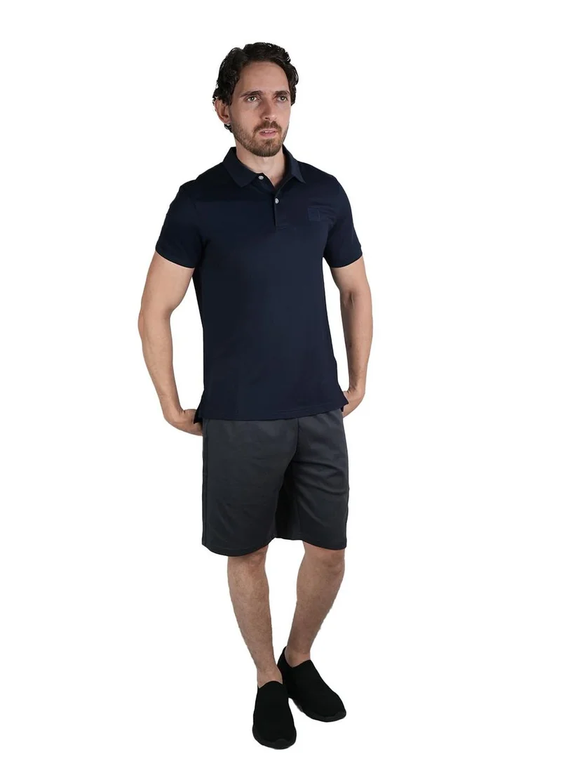 GIORDANO  Men's Slim Fit Embossed Pique Polo| Silk Touch Series for Men | Best Price UAE