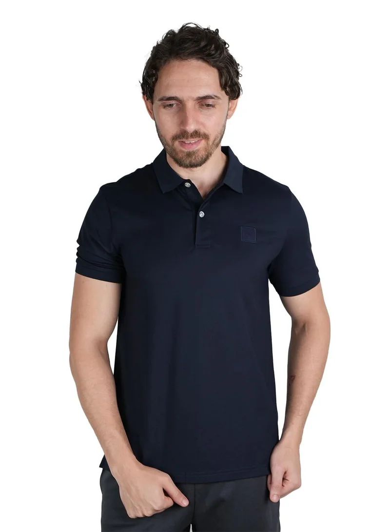 Men's Slim Fit Embossed Pique Polo| Silk Touch Series